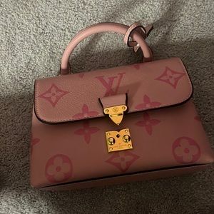 Pink Louis Vuitton monogram bag